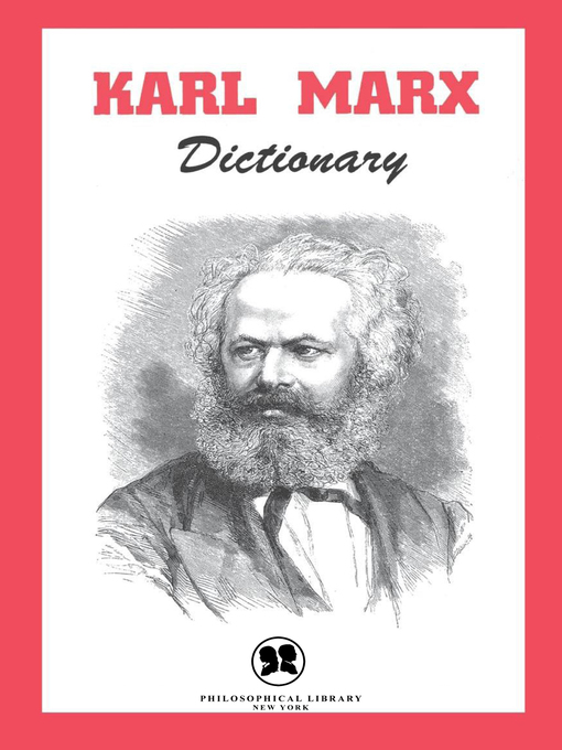 Title details for Karl Marx Dictionary by Morris Stockhammer - Available